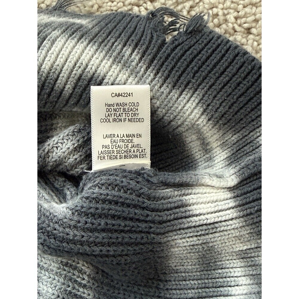Young Fabulous & Broke Cameron Raw Distress Oversized Turtleneck Sweater S/M - Picture 7 of 9